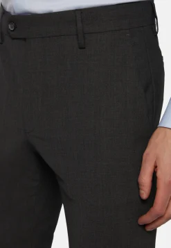 Washable Wool Stretch Pants|Boggi Milano Best Sale