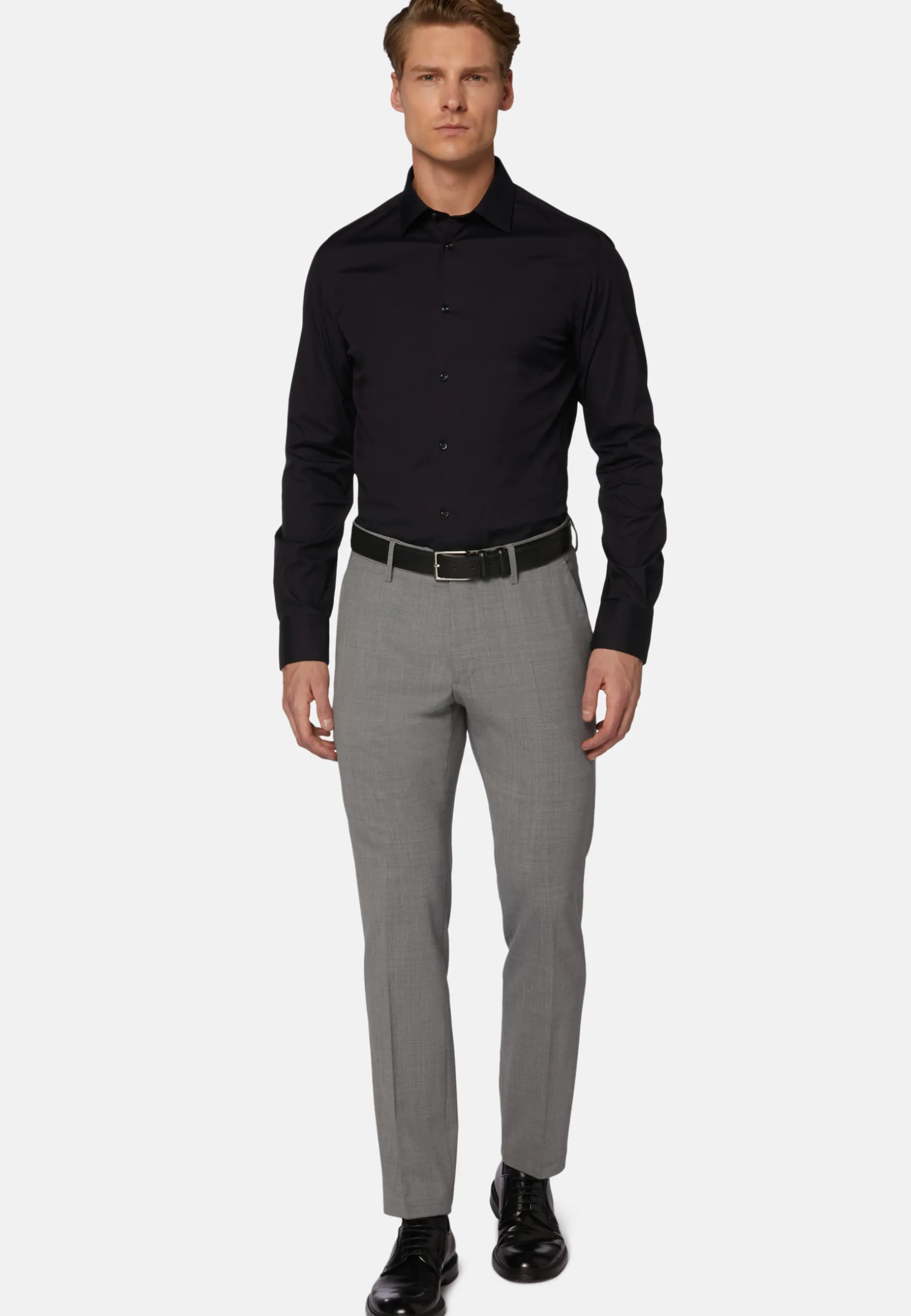 Washable Wool Stretch Pants|Boggi Milano Clearance