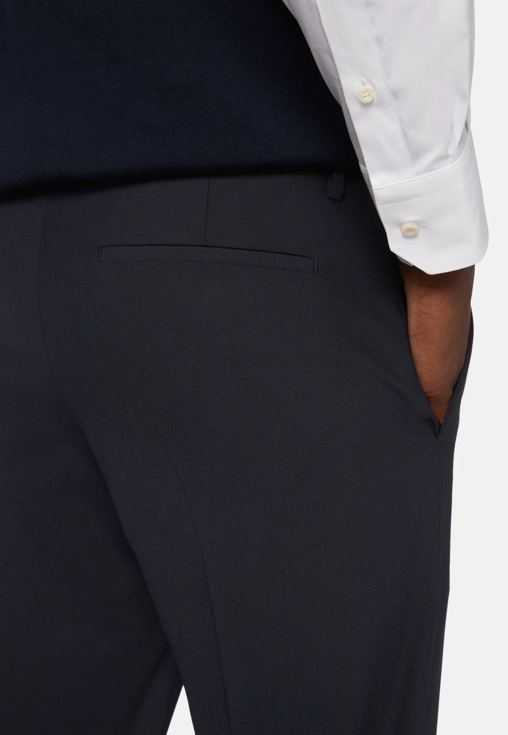Washable Wool Stretch Pants|Boggi Milano Hot