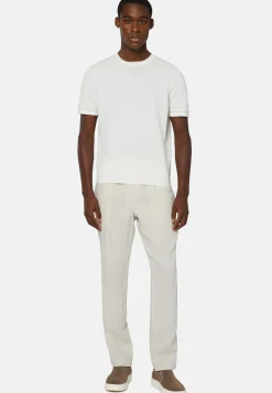 Cotton Crepe Knit T-shirt|Boggi Milano Online