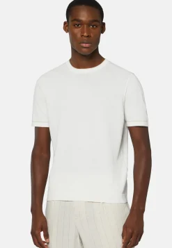 Cotton Crepe Knit T-shirt|Boggi Milano Online