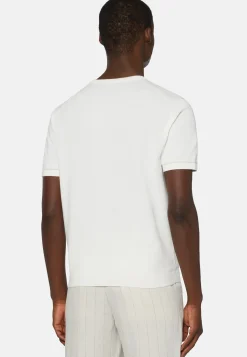 Cotton Crepe Knit T-shirt|Boggi Milano Online