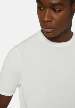 Cotton Crepe Knit T-shirt|Boggi Milano Online