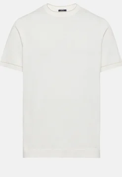 Cotton Crepe Knit T-shirt|Boggi Milano Online