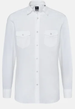 Cotton Tencel Shirt Regular Fit|Boggi Milano Shop