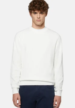 Crew Neck Cotton Jumper|Boggi Milano Hot
