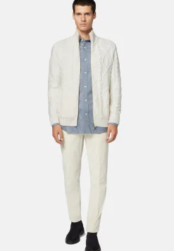 Full-Zip Jumper in Merino Wool|Boggi Milano Best Sale