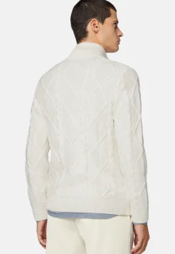 Full-Zip Jumper in Merino Wool|Boggi Milano Best Sale
