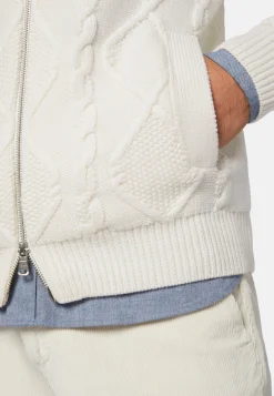 Full-Zip Jumper in Merino Wool|Boggi Milano Best Sale