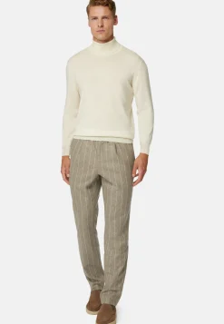 Merino Wool Polo Neck Jumper|Boggi Milano Hot