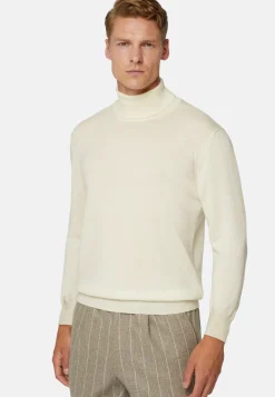 Merino Wool Polo Neck Jumper|Boggi Milano Hot