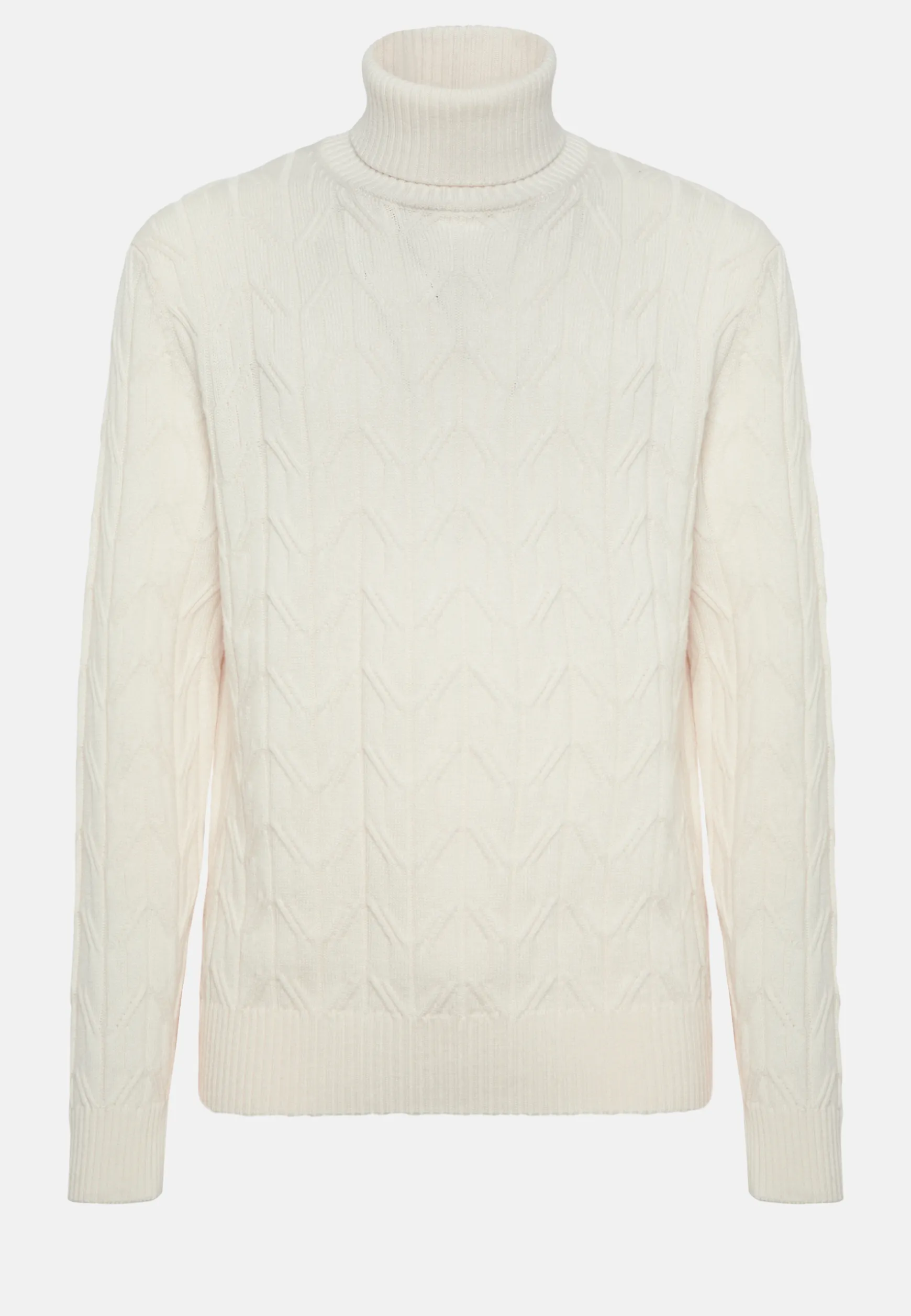 Merino Wool Polo Neck Pullover|Boggi Milano Fashion