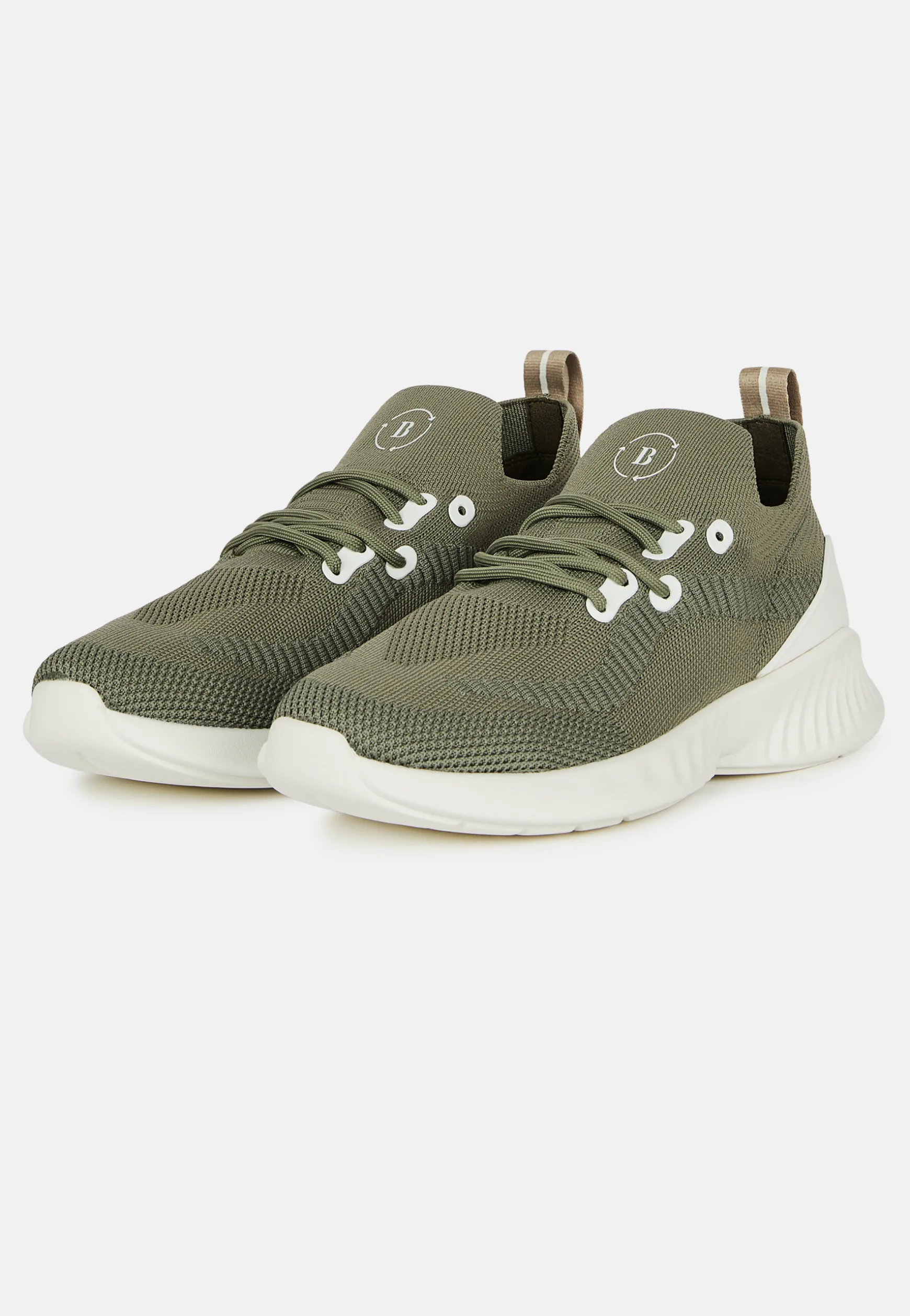 Willow Trainers in Green Recycled Yarn|Boggi Milano Discount