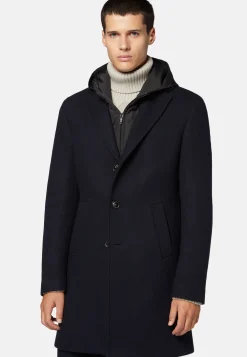 Wool Jersey Coat with Gilet|Boggi Milano Sale