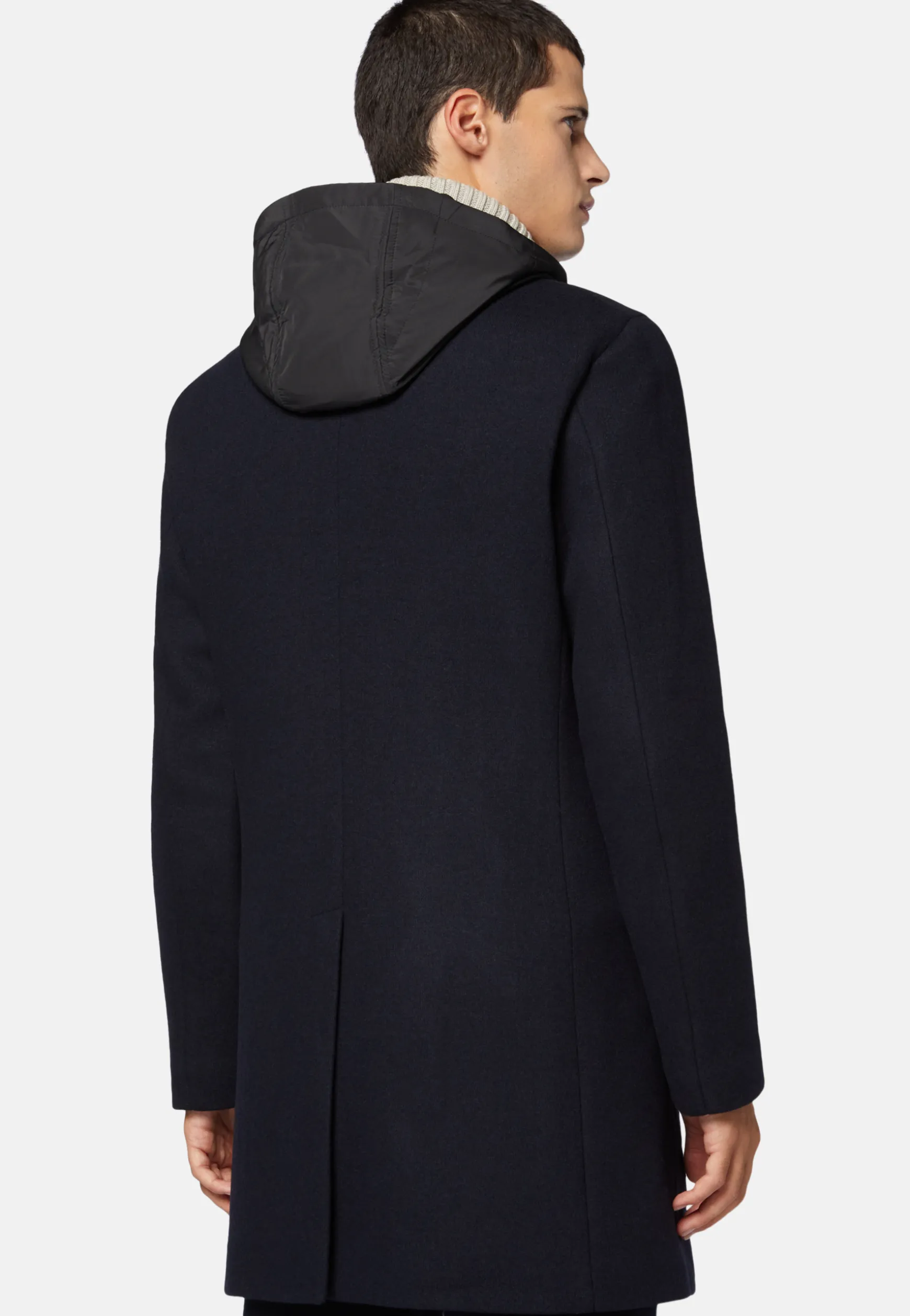 Wool Jersey Coat with Gilet|Boggi Milano Sale