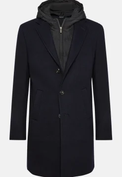 Wool Jersey Coat with Gilet|Boggi Milano Sale