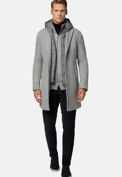 Wool Jersey Coat with Gilet|Boggi Milano Online