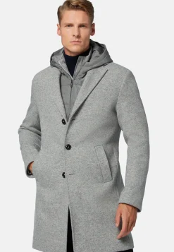 Wool Jersey Coat with Gilet|Boggi Milano Online