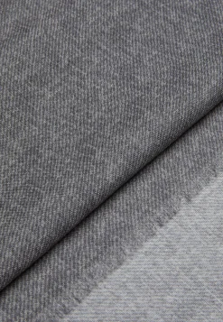 Wool Scarf with Printed Contrasting Patterned Edges|Boggi Milano Best Sale