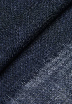 Wool Scarf with Printed Contrasting Patterned Edges|Boggi Milano New