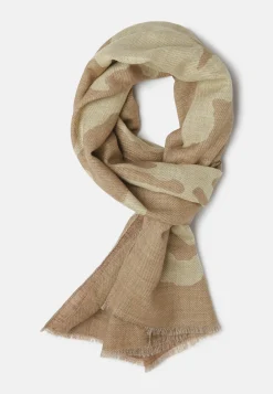 Wool Scarf With Printed Floral Pattern|Boggi Milano Cheap