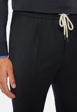 Wool Stretch Coulisse Pants|Boggi Milano Discount