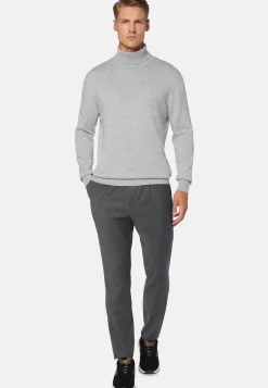 Wool Stretch Coulisse Pants|Boggi Milano Best Sale