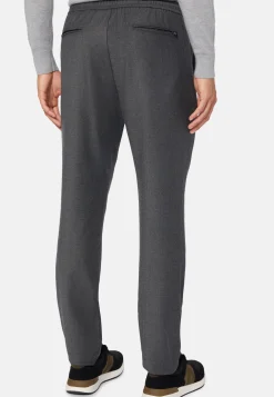 Wool Stretch Coulisse Pants|Boggi Milano Best Sale