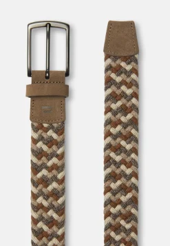 Woven Elasticated Belt In a Wool Blend|Boggi Milano Shop